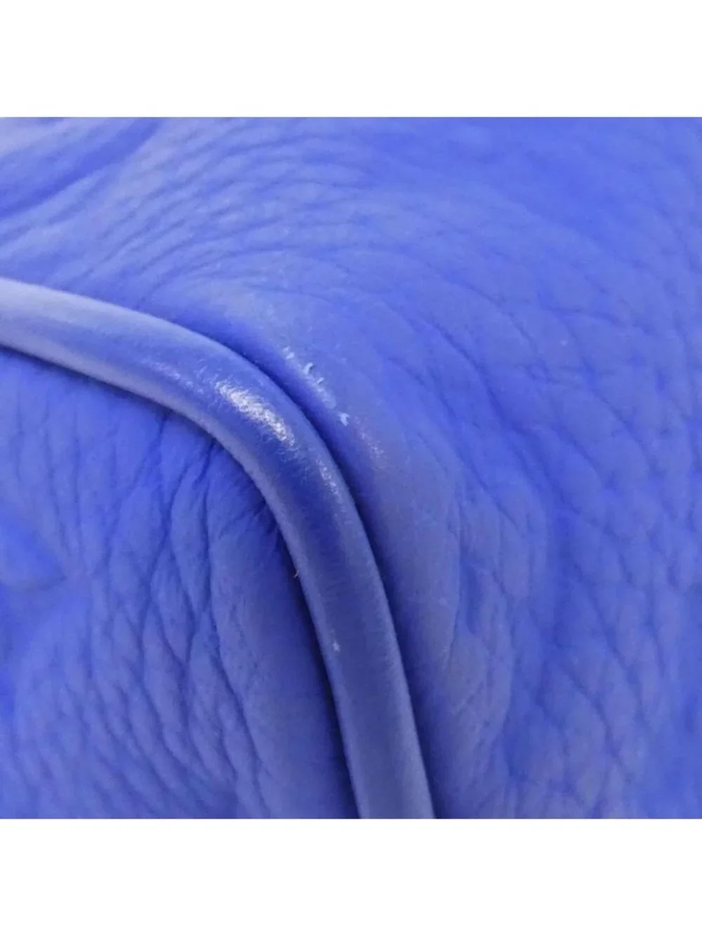 ★SOLD★ Louis Vuitton Taurillon Monogram Keepall Handbag Bleu Black - Picture 2 of 7